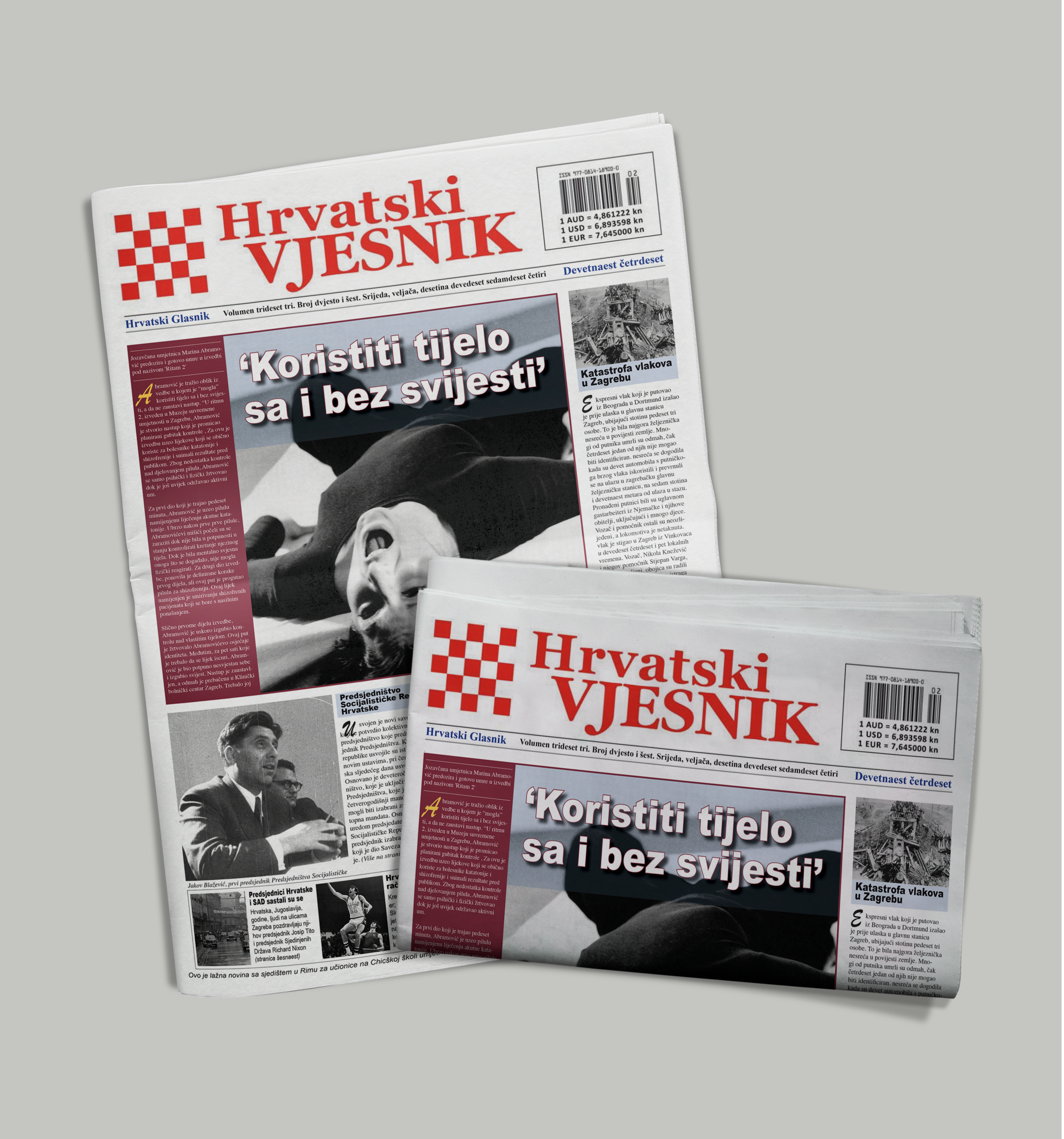 Rhythm 2, inkjet on newsprint,12 in x 22 in x 1/2 in, 2017.