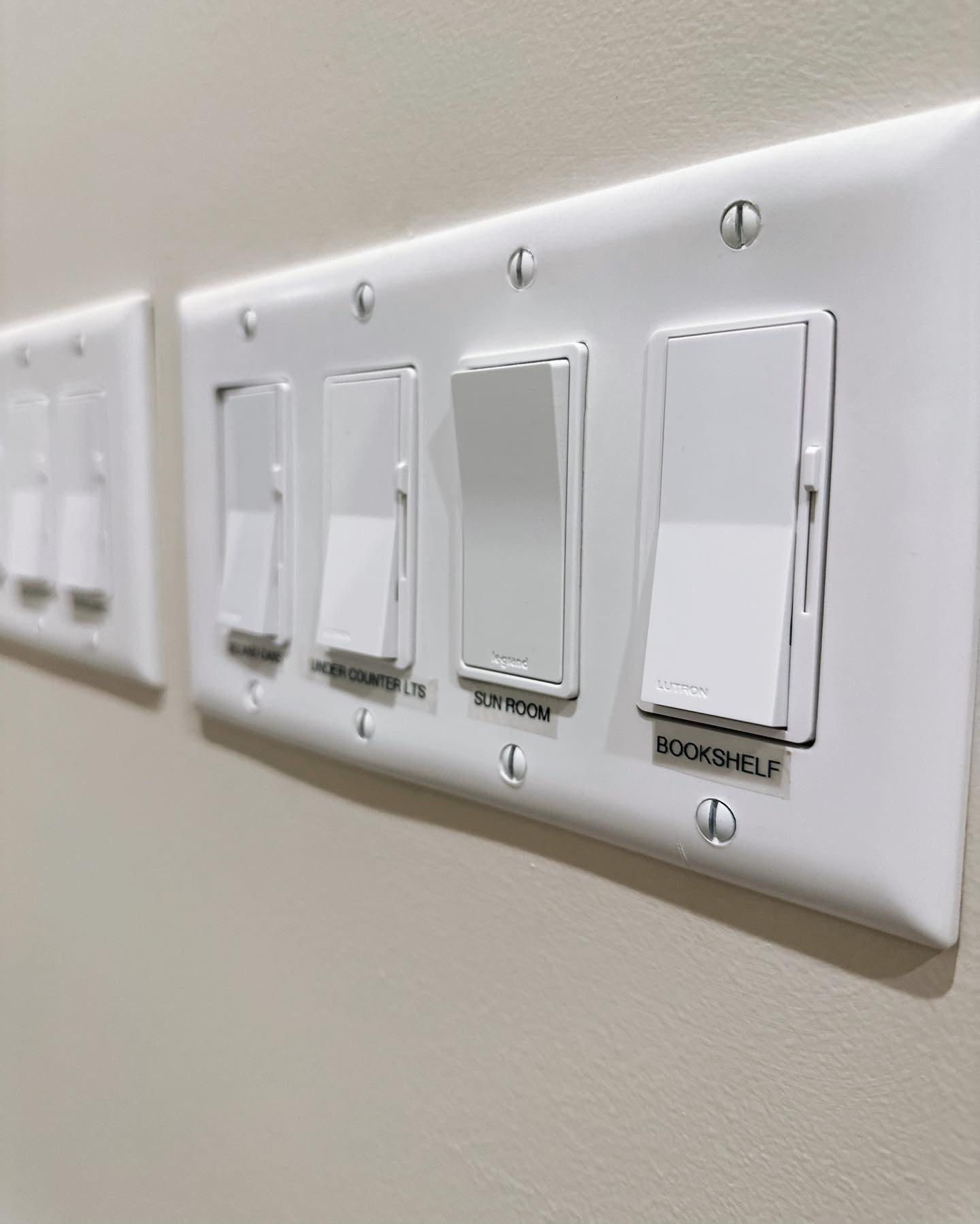 ON/OFF 💡We are more than an organizing company- we exist to make our client&rsquo;s lives better and their homes easier to live in! 

This client needed light switch labeling throughout her renovated home as she got accustomed to all the newness.  S