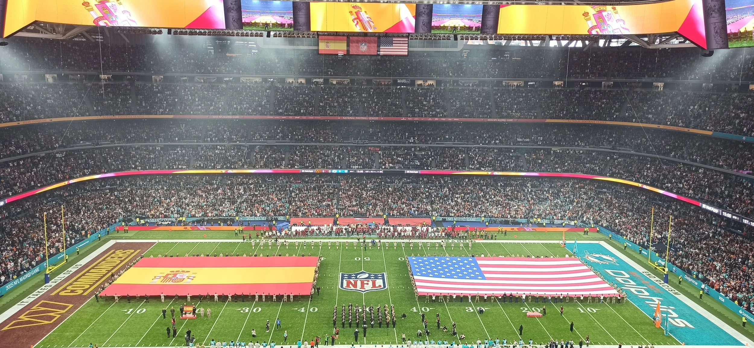 NFL Announces Multi-Year Regular Season Game Return to Madrid, Spain Starting in 2026