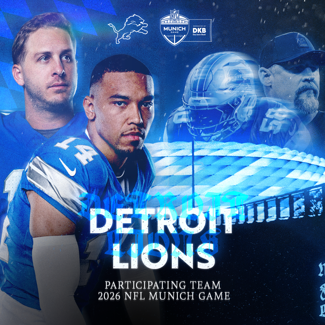 Detroit Lions to Play in 2026 NFL Munich Game