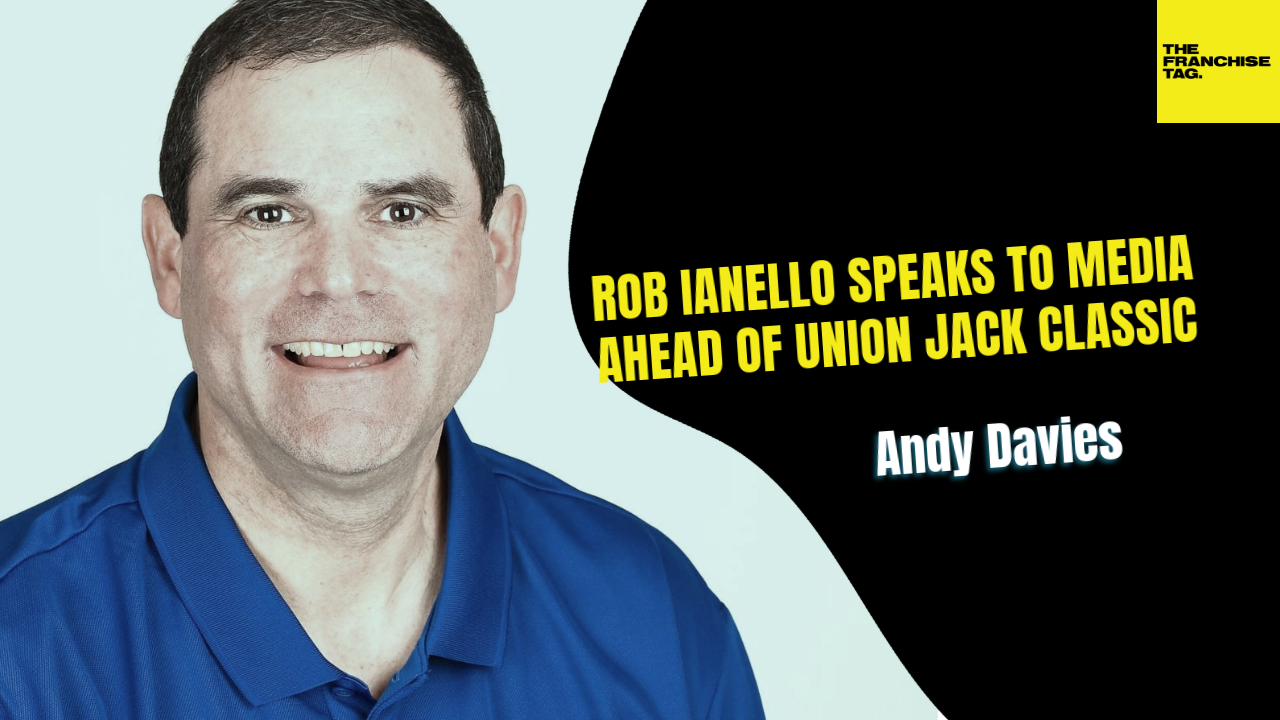 Rob Ianello speaks to media ahead of Union jack classic