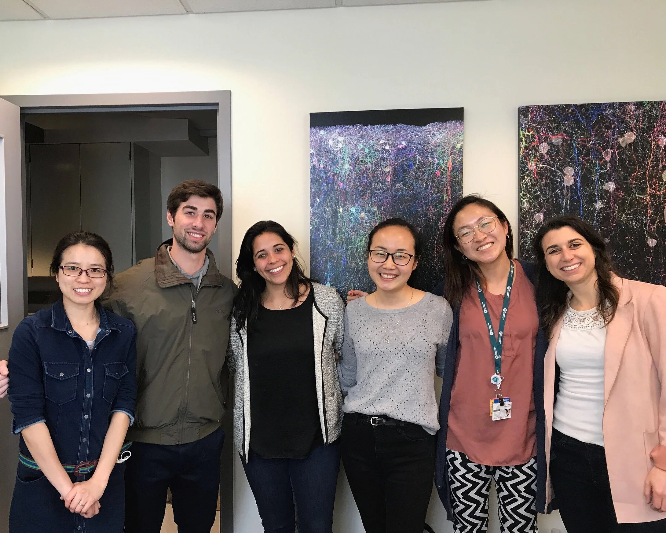 The lab celebrates Ben's birthday! 