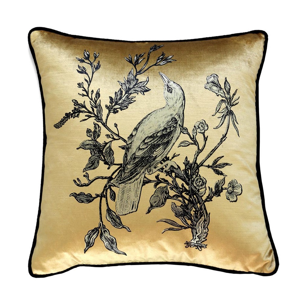 Timorous Beasties Golden Oriole Cushion