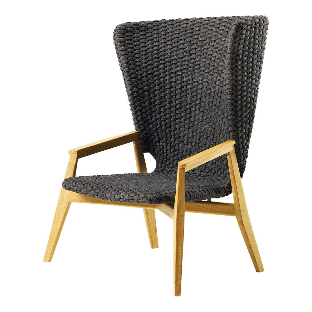 Knit Lounge High Back Armchair