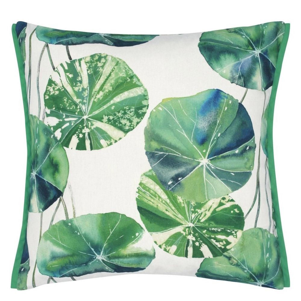 Brahmi Leaf Outdoor Cushion