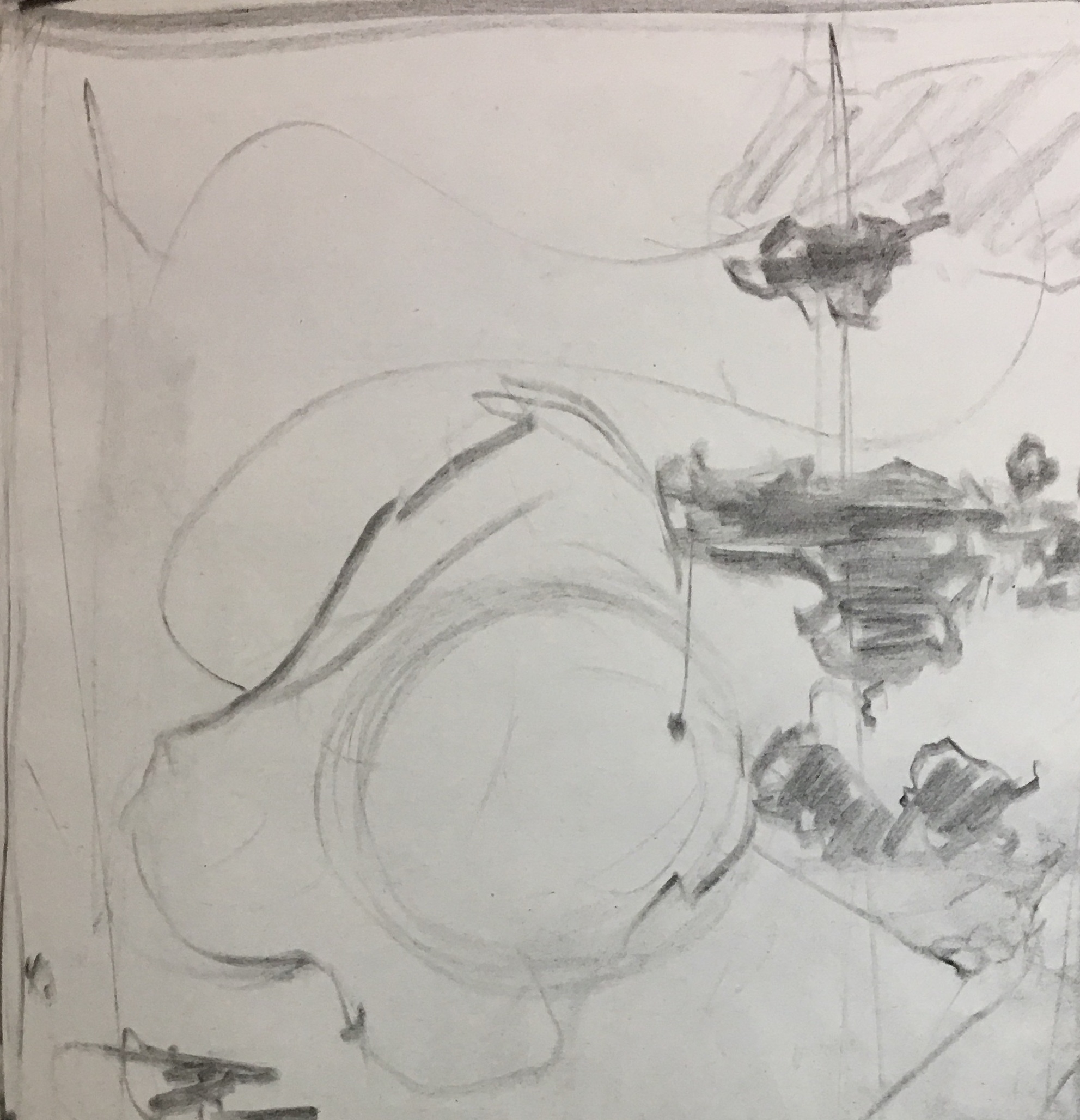 A3 charcoal on newsprint