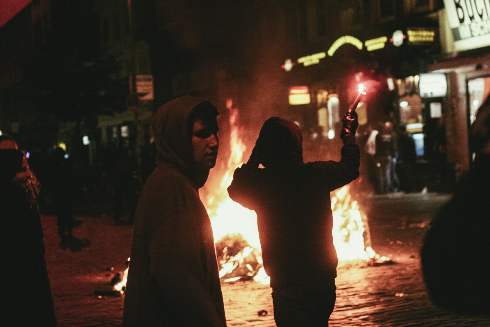 September 2008, Protest against gentrification "Schanzenfest", Hamburg, Germany