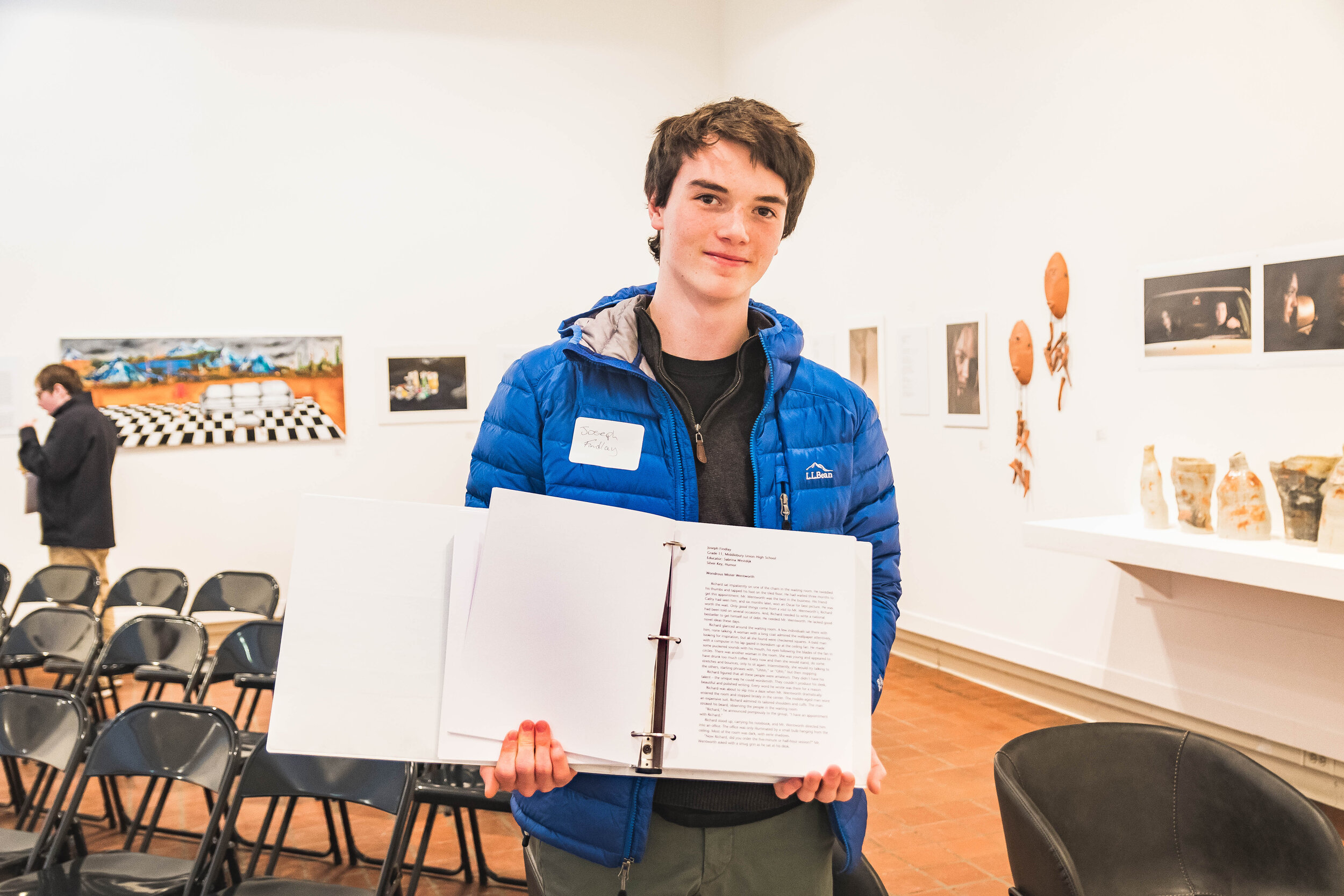  Photo by Sam Smalley from the 2019 Vermont Scholastic Art &amp; Writing Awards at BMAC 