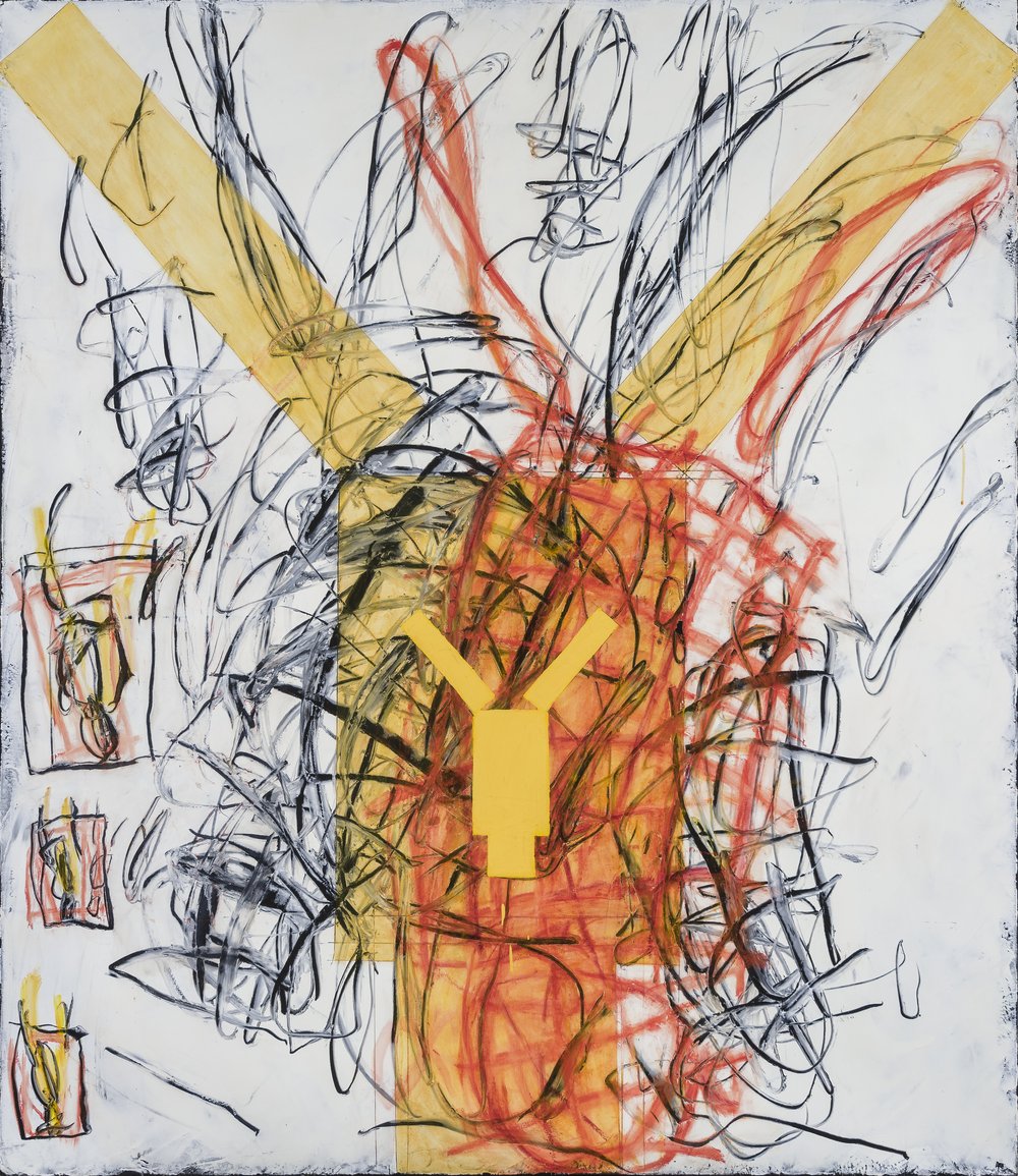 Louisa Chase, Headstand, 1990, oil and wax on canvas, 60 x 52 in. Courtesy of the Estate of Louisa Chase and Hirschl & Adler Modern, New York.jpg