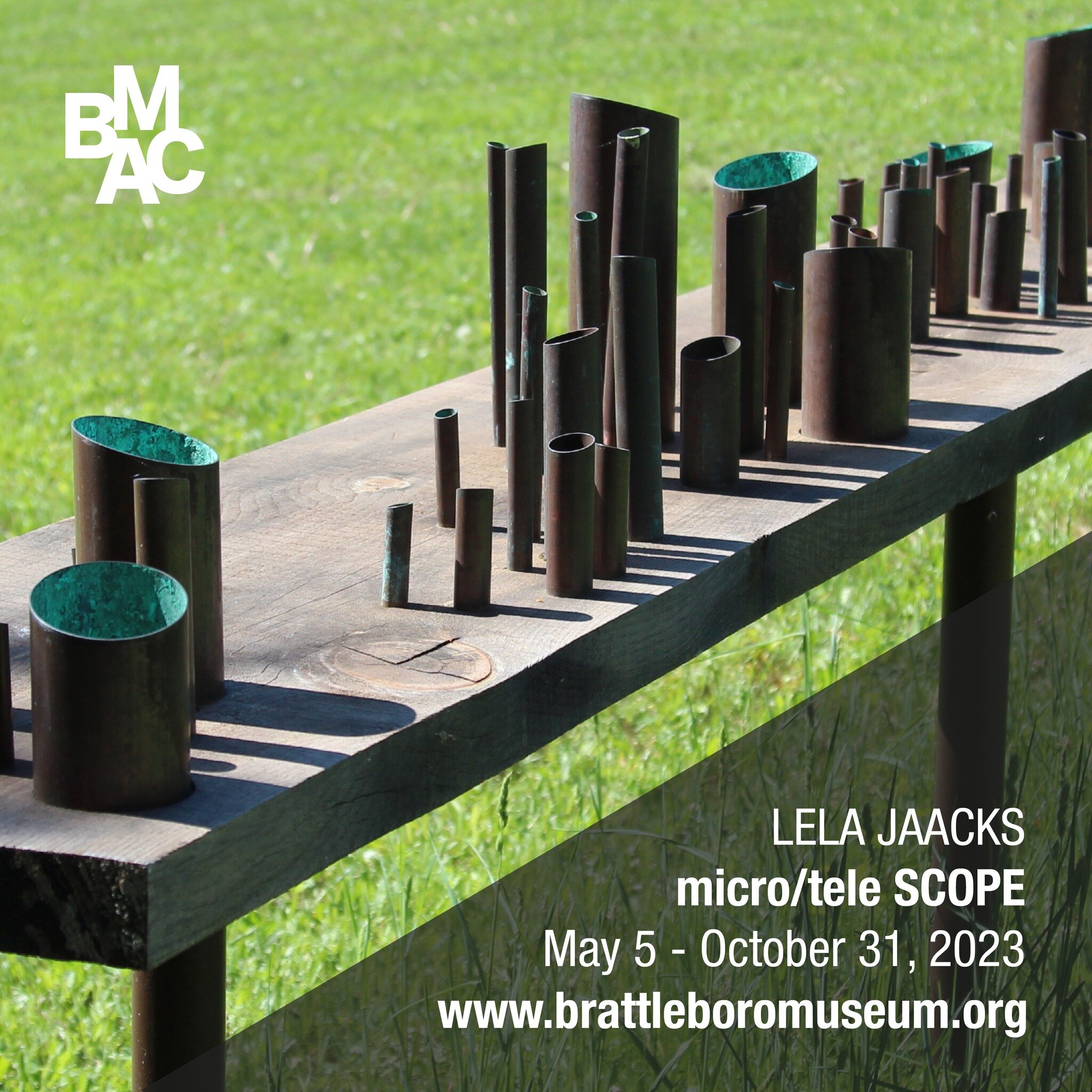 In micro/tele SCOPE, Lela Jaacks&rsquo; sculptures, which incorporate natural and handmade materials and forms, reflect on the beauty that arises from subtle plays of pattern, shape, space, texture, light, and color. 

The sculptures are on view on t