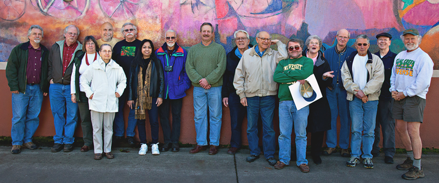 January 23rd, 2011 L-R: Guy Weese, Walt O’Brien Sandi O’Brien, Pater Gabor, Donna Gilhousen (front), Harry Houchins, Melissa Nolledo, Don Lown, Pat Plaia, Chuck Draper, Herman Krieger, Ed Pabor, Birgitt Lyon, Charles Search, Bob Sanov, Bob Roelke, Michael T. Williams