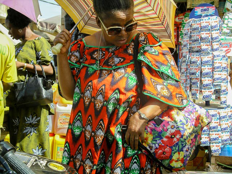 Lady with Umbrella - Nigeria