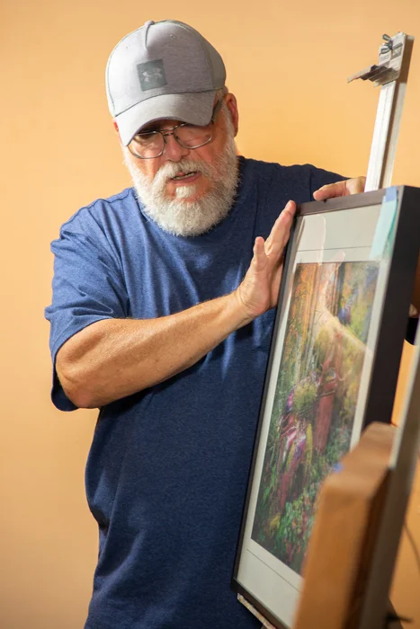 Greg brings up an image for jurors