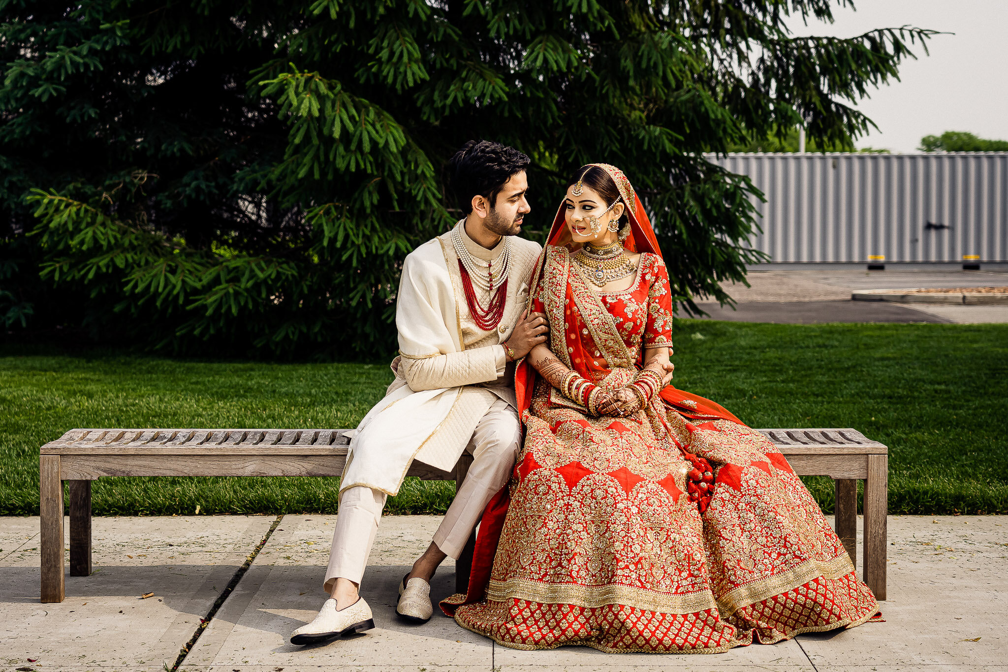 Indian Bride &amp; Groom Photography at Long Island Melville Marriott - Indian Wedding Photographers NY