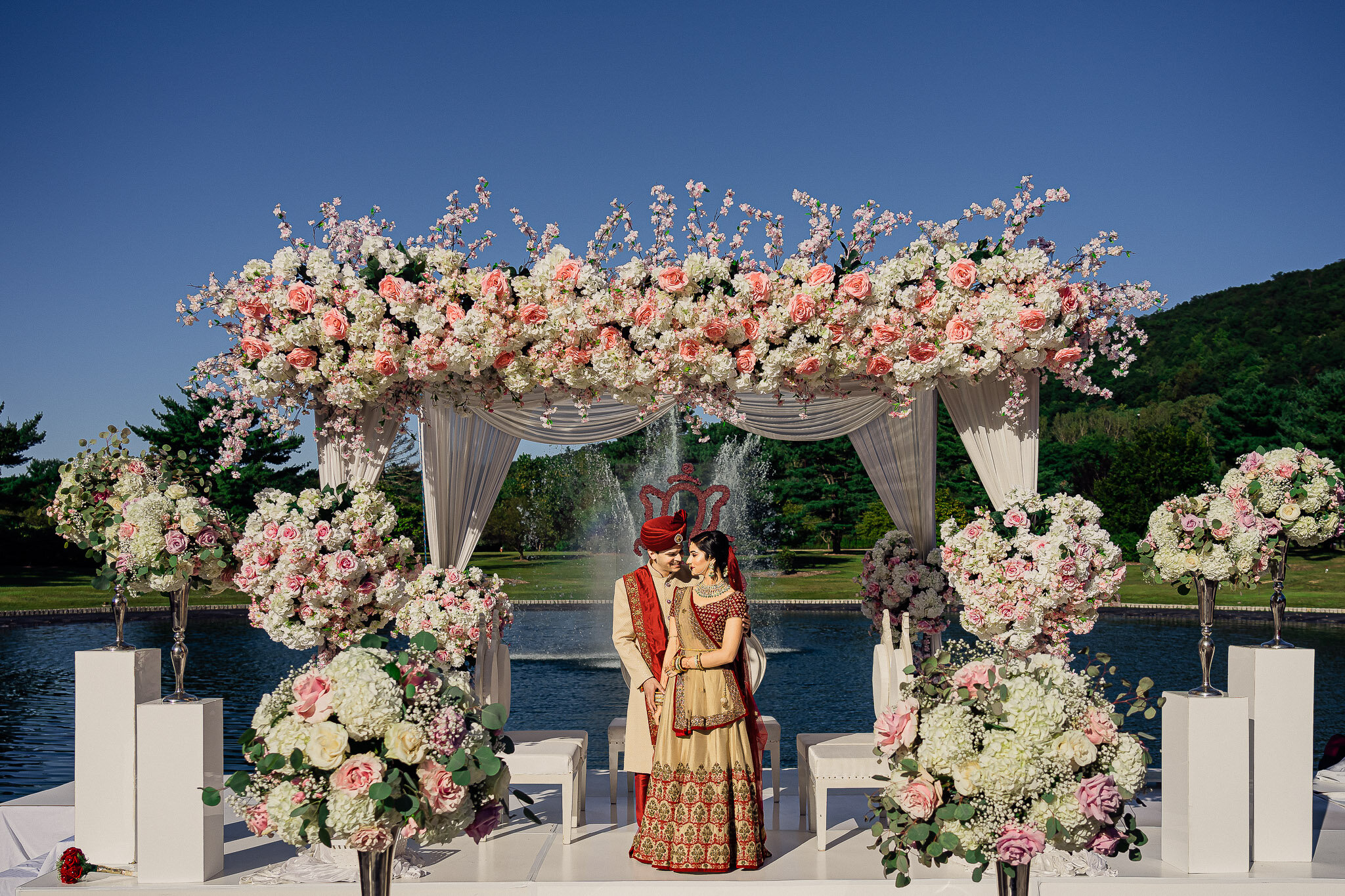 Indian Wedding Photographers NJ - Alycia &amp; Brian Indian Couple Photography at Sheraton Mahwah