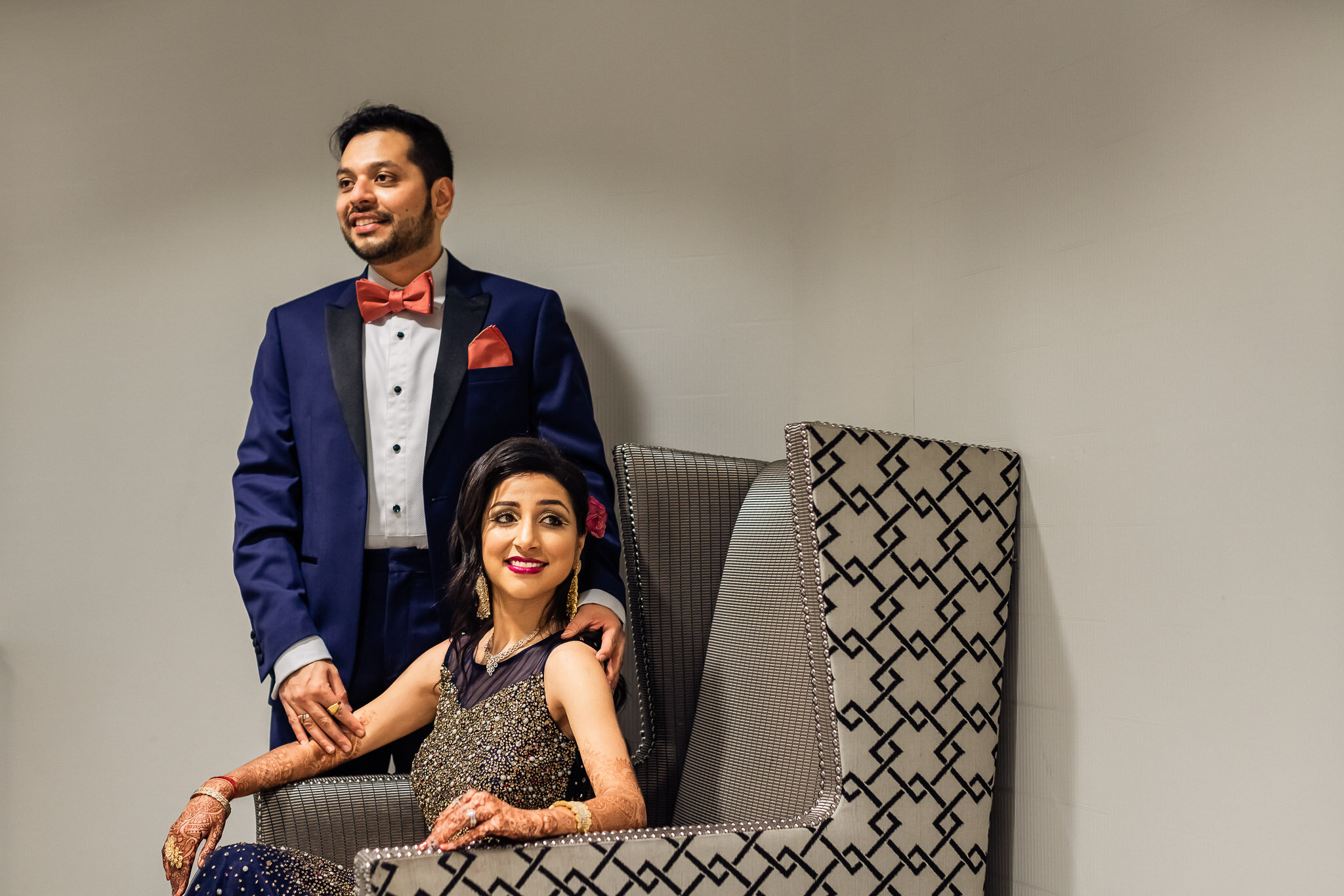 Indian Wedding Couple Photography at Huntington - Best Indian Wedding Photographers, New York
