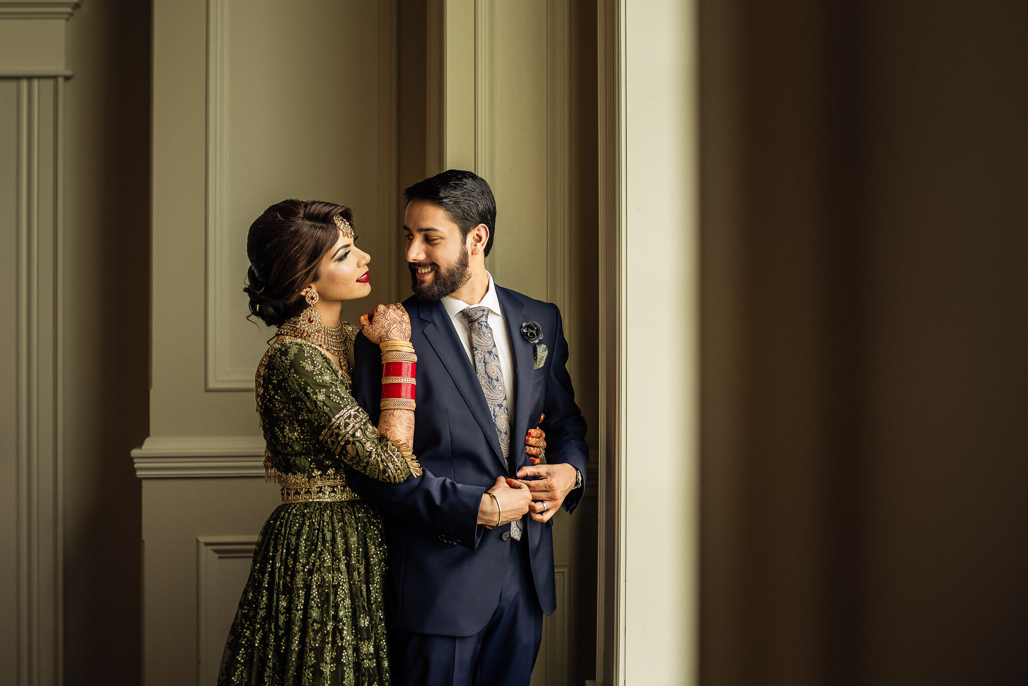 Ramneet &amp; Lovepreet Punjabi Wedding Reception Photography at Aria Prospect, CT