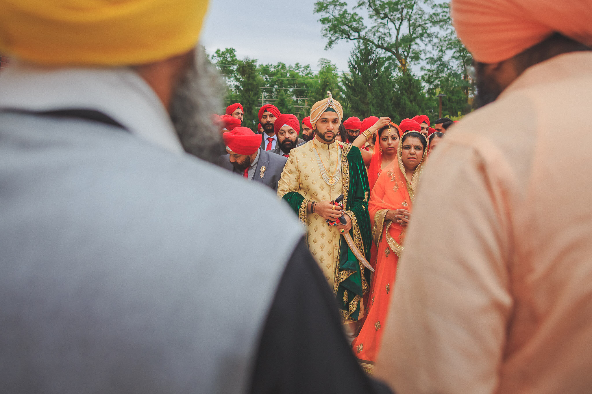 Indian wedding at GLEN ROCK GURUDWARA 