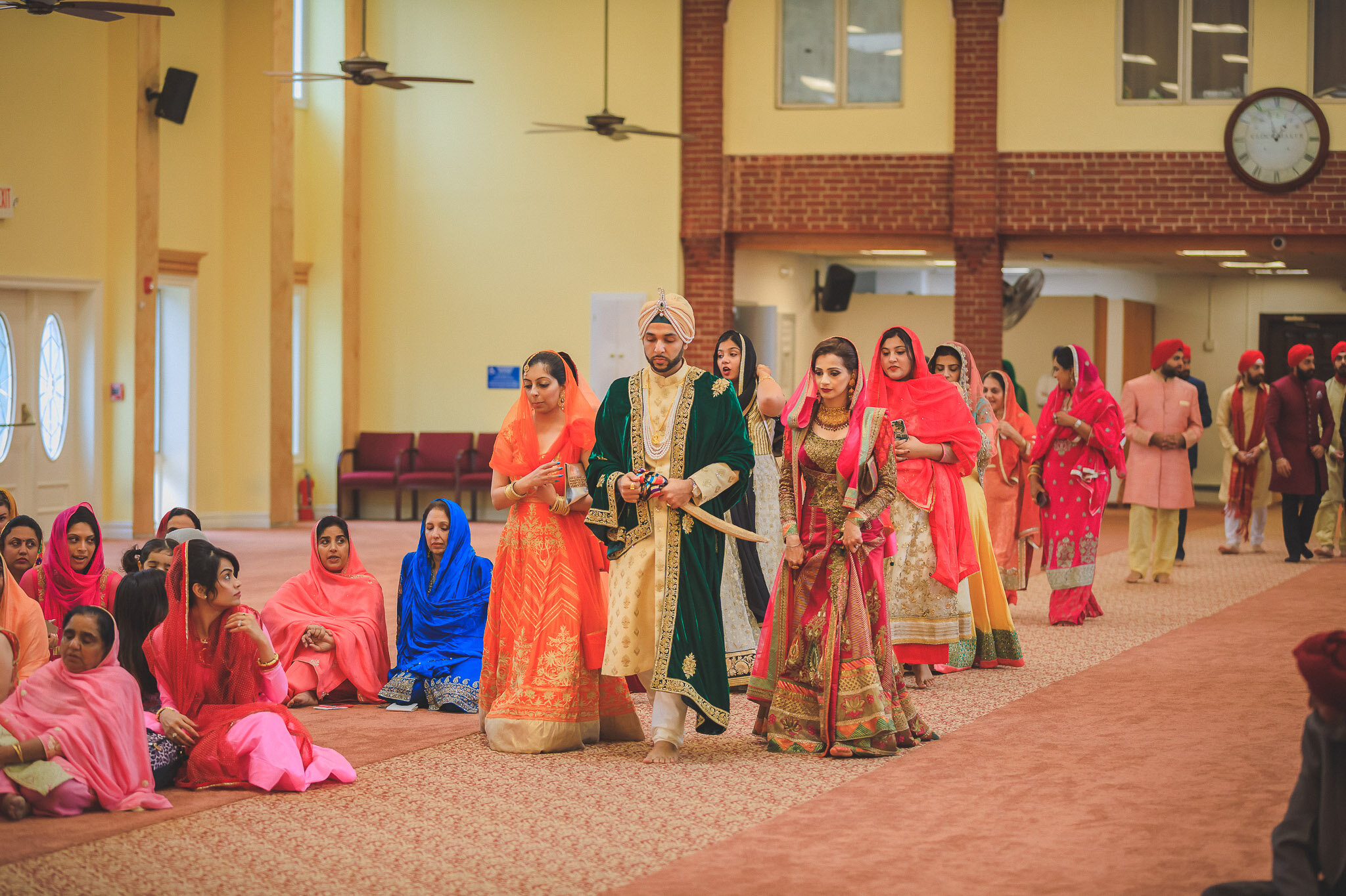 Indian wedding at GLEN ROCK GURUDWARA 