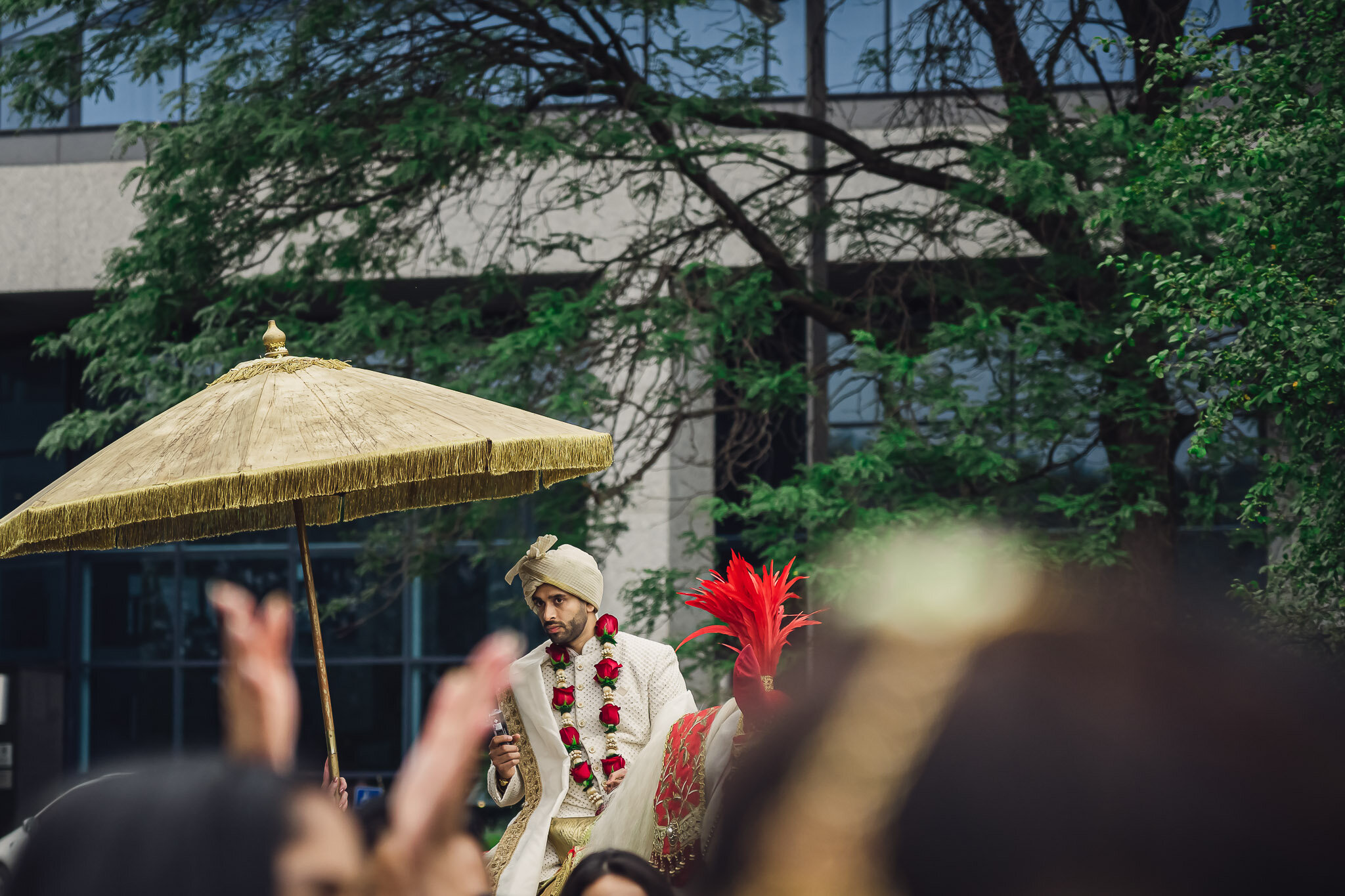 Sheraton Mahwah Hotel Indian wedding baraat procession