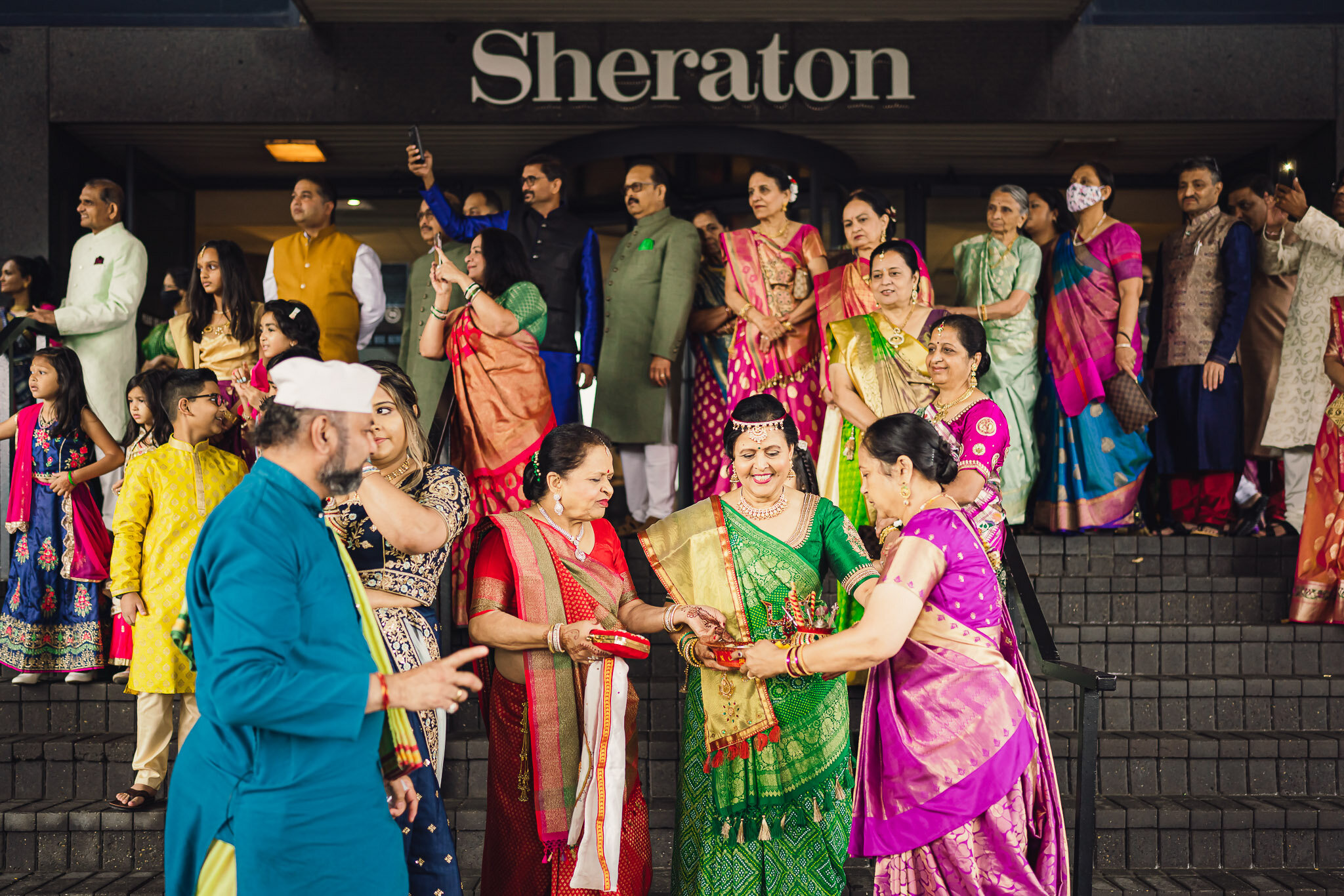 Sheraton Mahwah Hotel Indian wedding braat procession