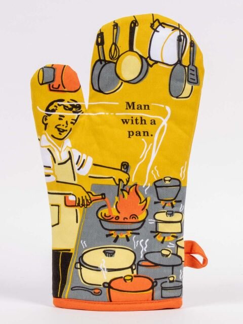 Blue Q I'll Fry Anything Oven Mitt — Lost Objects, Found Treasures