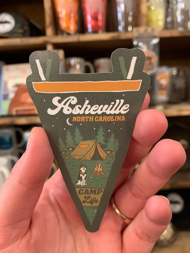 Safety Third Asheville North Carolina Sticker — Lost Objects, Found