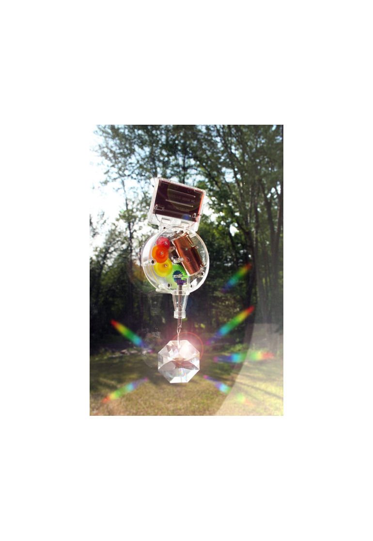 Solar Powered Rainbow Maker With Crystal — Lost Objects, Found Treasures