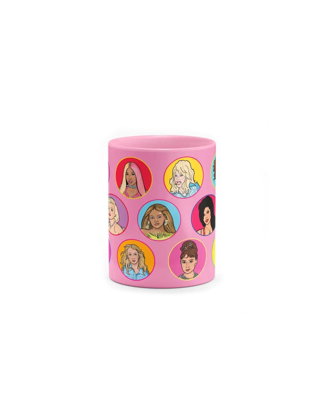 Iconic Women Pink Mug — Lost Objects, Found Treasures