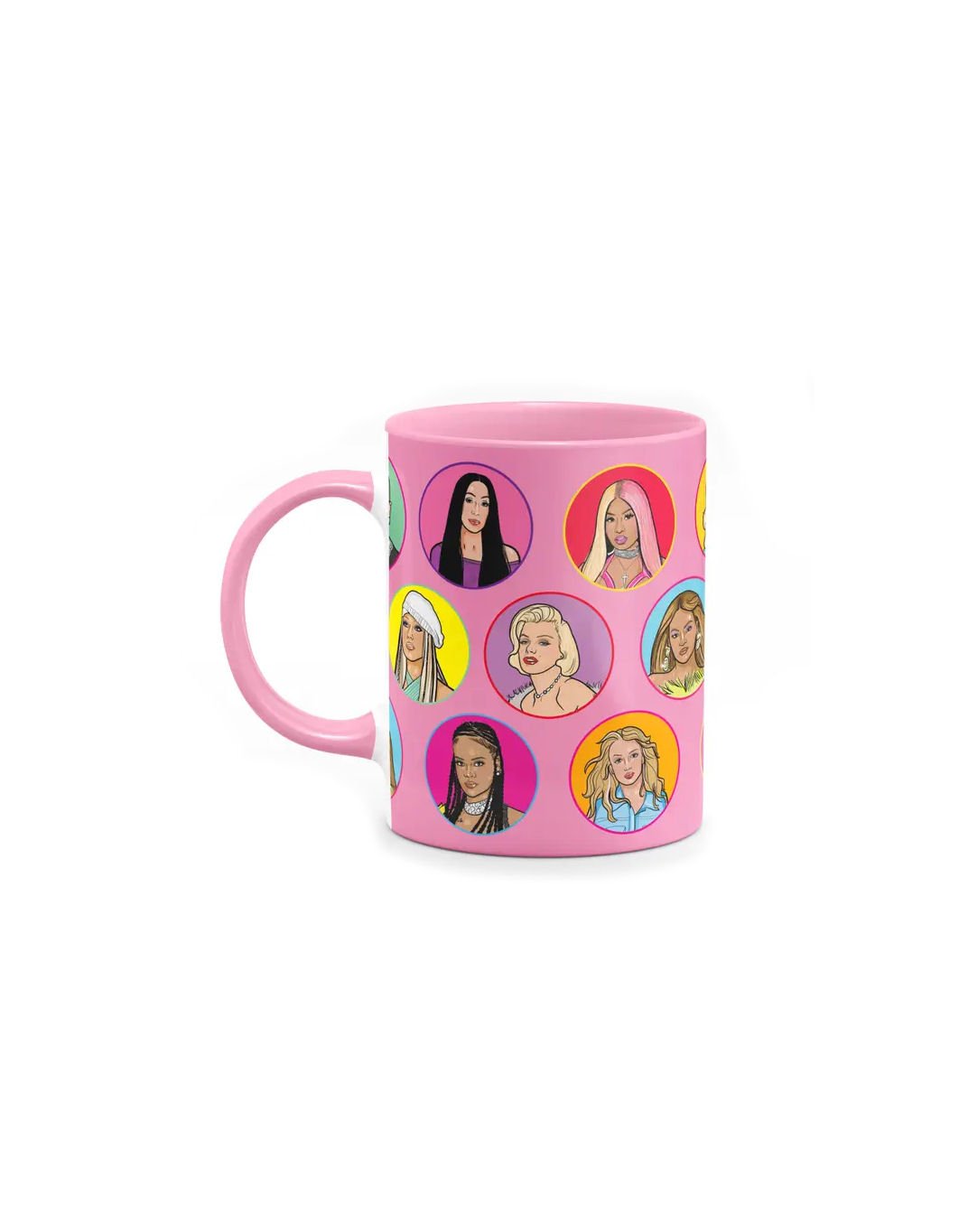 Iconic Women Pink Mug — Lost Objects, Found Treasures