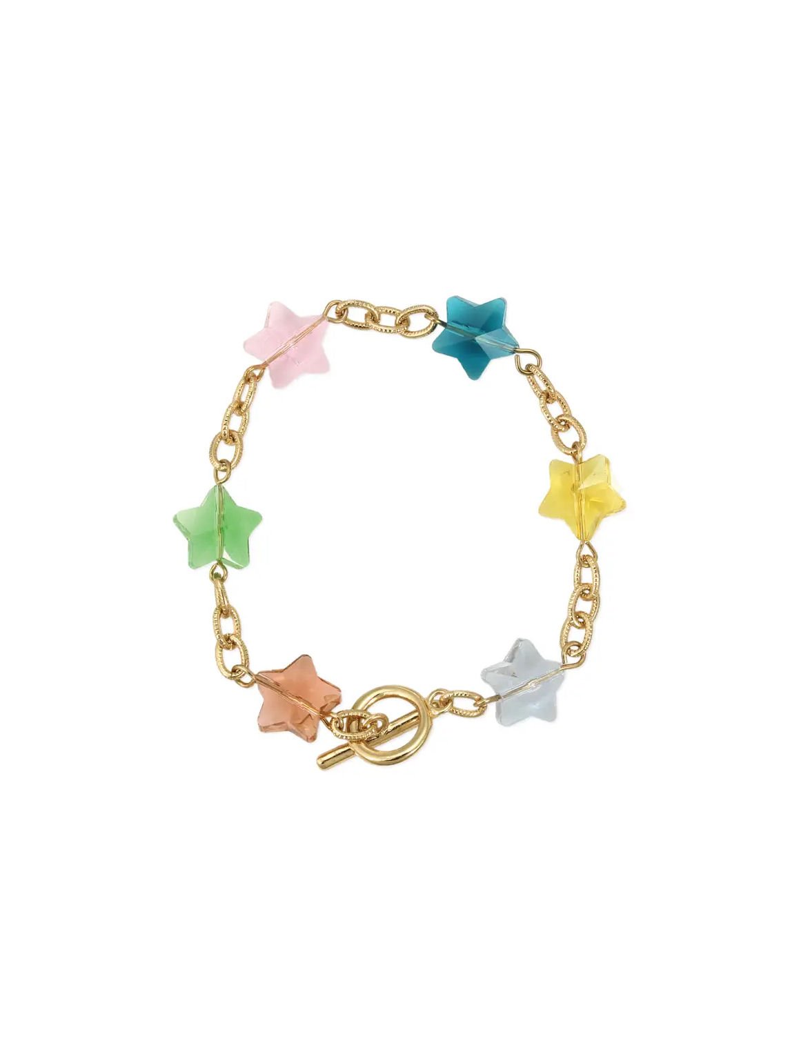 Lucky Stars And Gold Toggle Bracelet — Lost Objects, Found Treasures