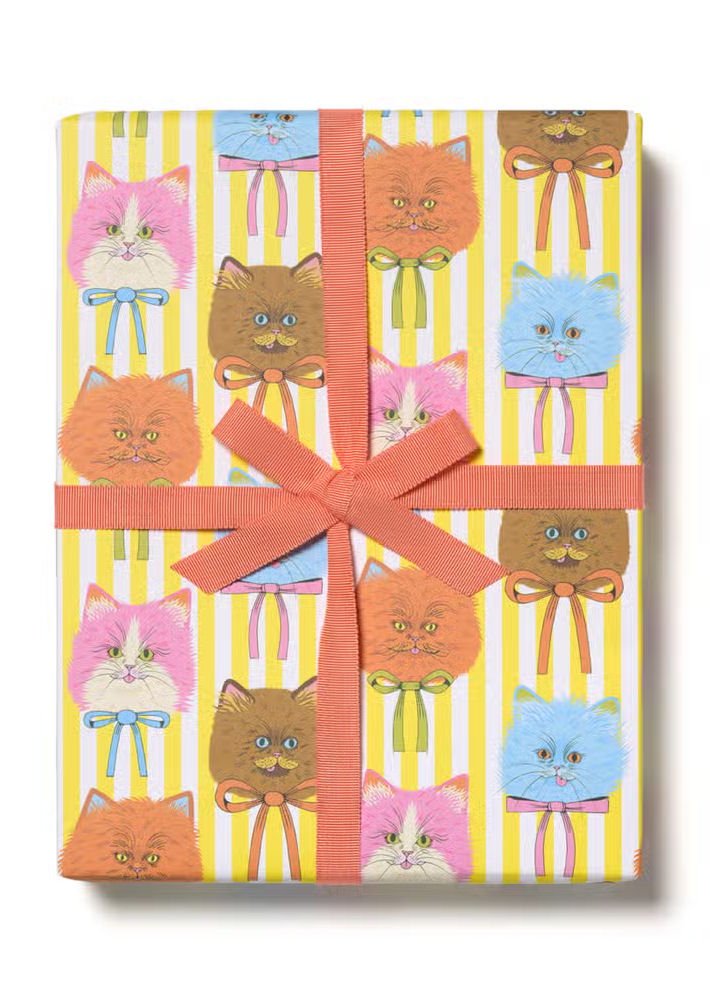 Tres Magnifique Cat Gift Wrapping Paper — Lost Objects, Found Treasures