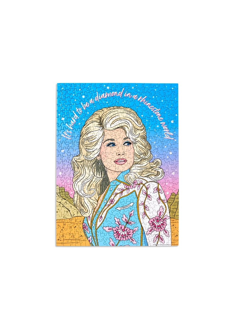Dolly Cowgirl Diamond 500 Piece Puzzle — Lost Objects, Found Treasures