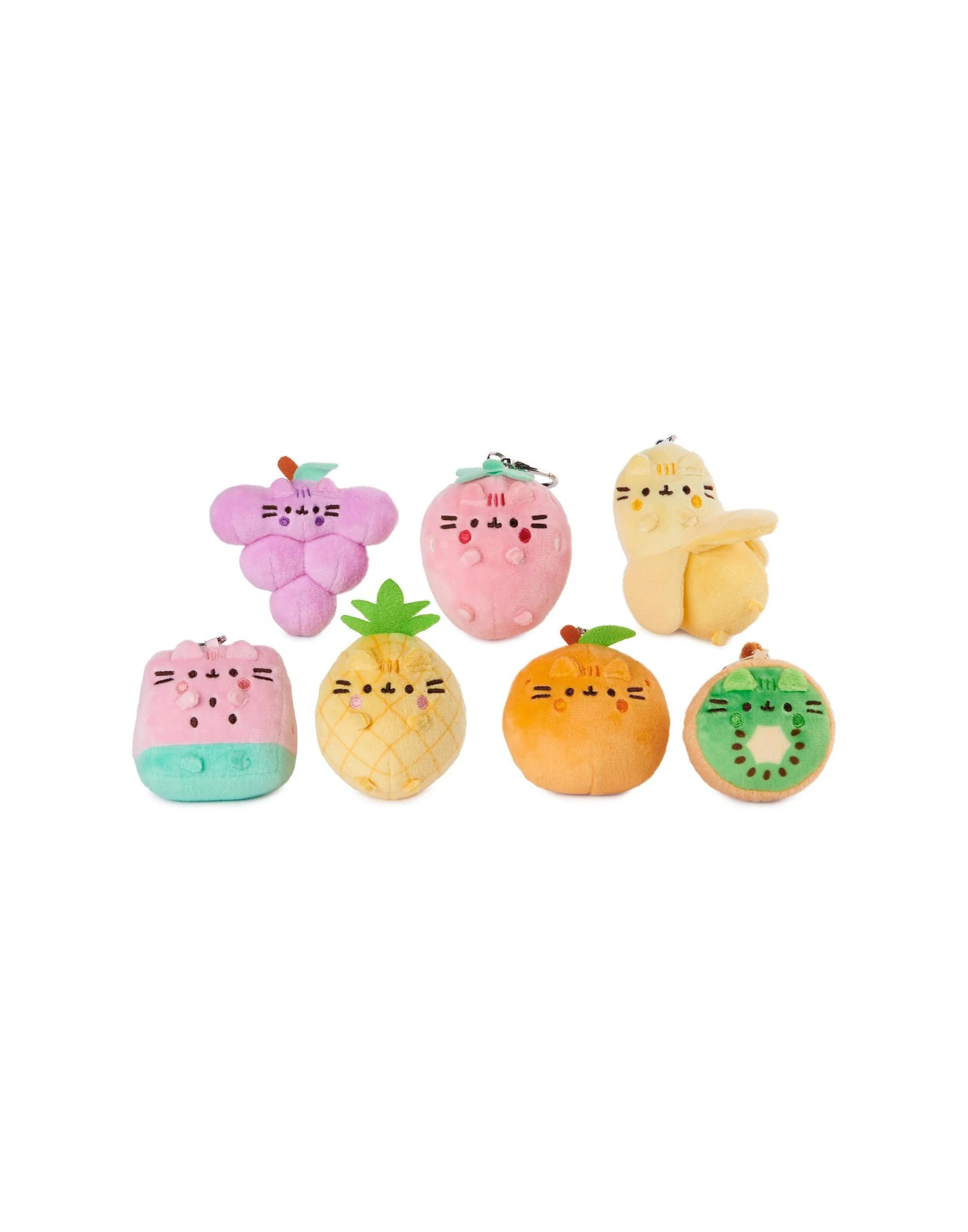 Pusheen Squishy Keychain Gund NEW Pusheen GRAPES Fruits Blind Box