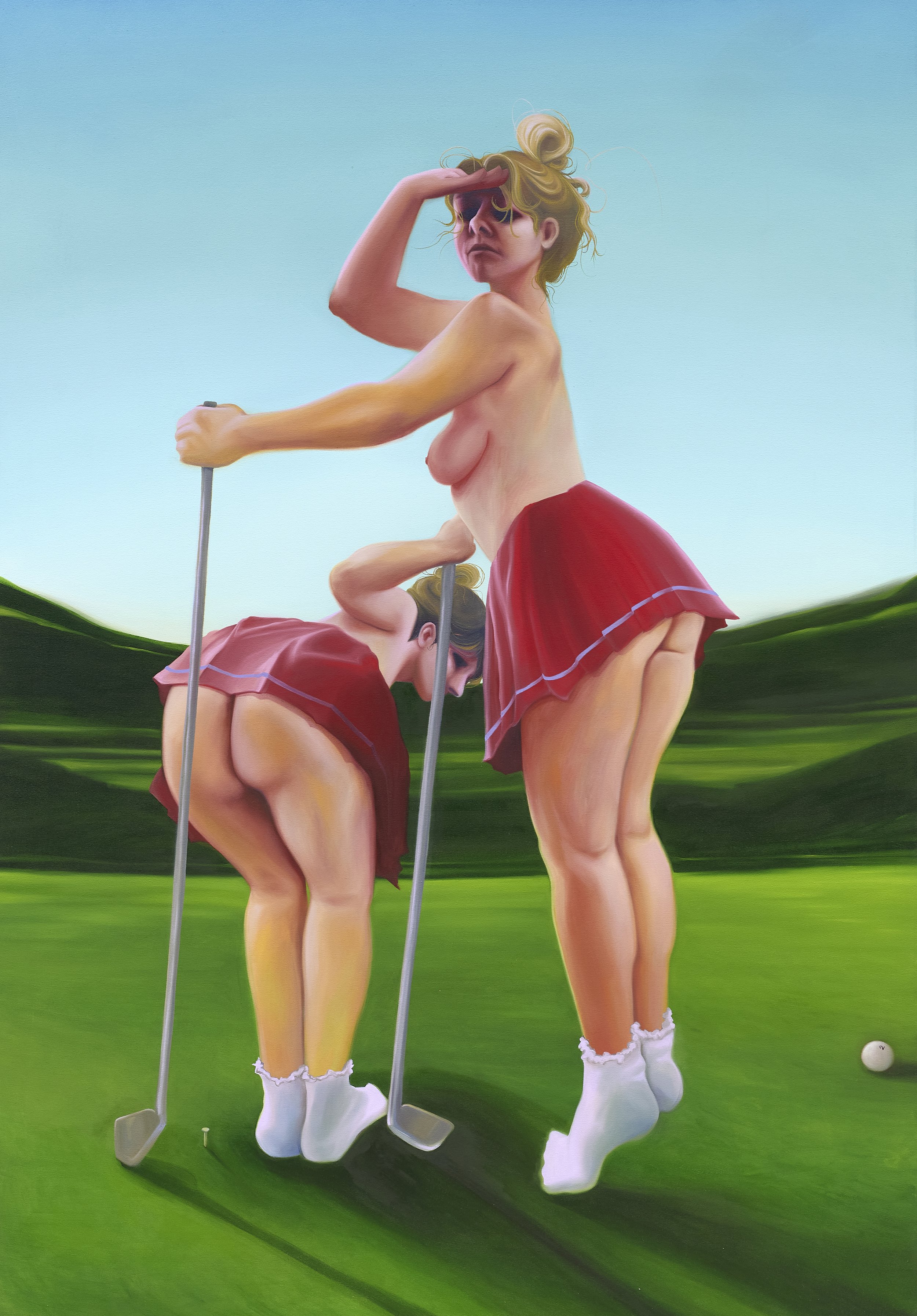 Real girls playing real golf