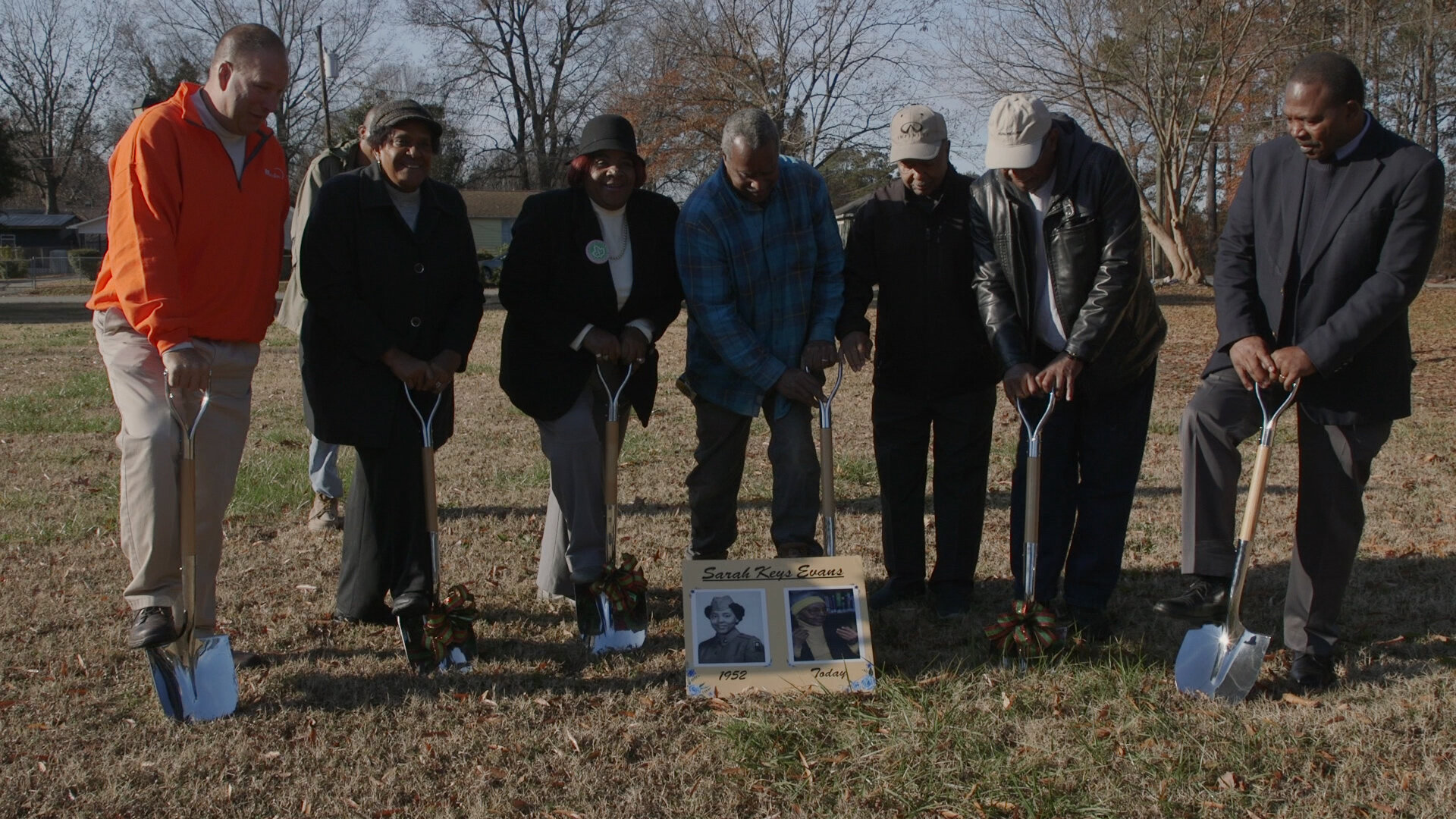  The SKE Project Team breaks ground at Dr. Martin Luther King Jr. Park.  Photo courtesy of Morgan Potts  