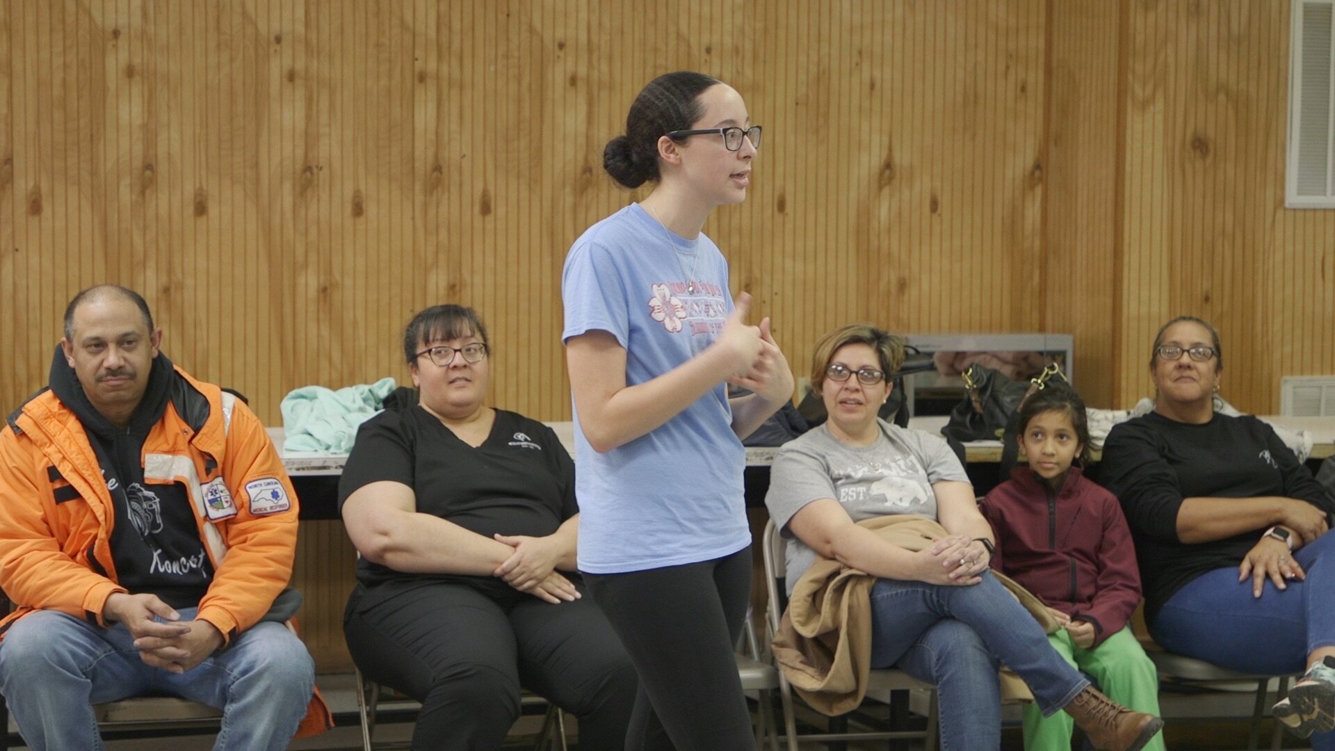  Through talking circle conversation, the community landed on creating two identity-themed murals, accompanied by a series of wood sculptures. One spanning the front of their multipurpose building, focused on healing, and the other on a newly constru