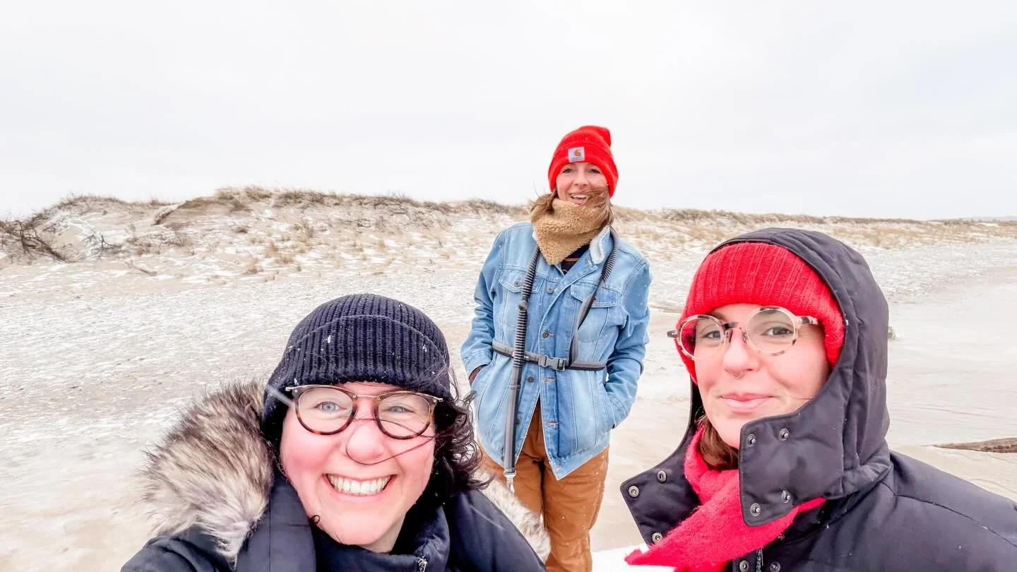 Return of the light. 

#solsticehike #mamamichigan #winterblessings