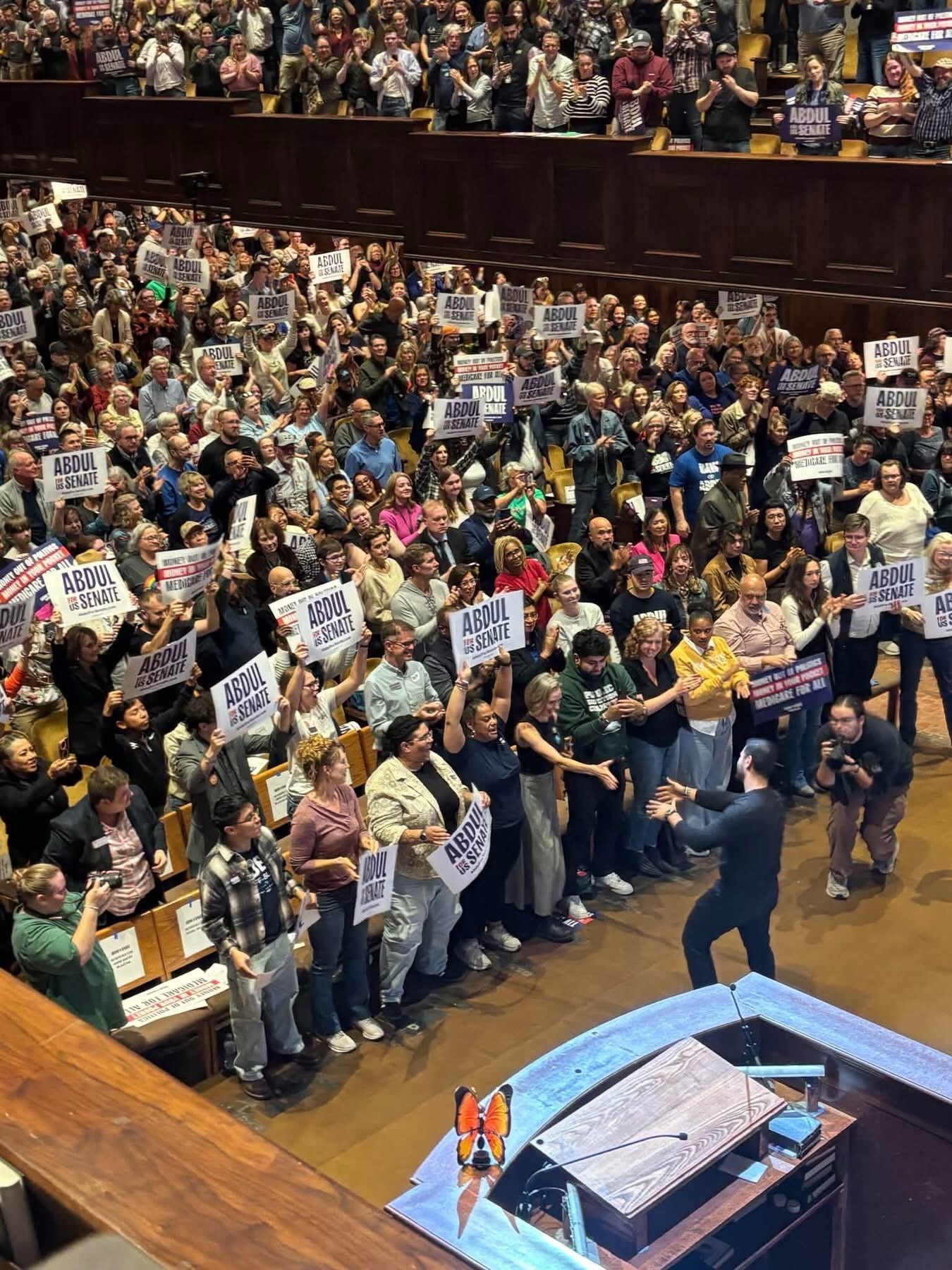 Still riding a high from last night&lsquo;s Townhall with @abdulelsayed . 

It really shouldn&rsquo;t be this hard to have a government that works for. the. people!

I cannot wait to vote for this man (again) and to see him in office representing US.