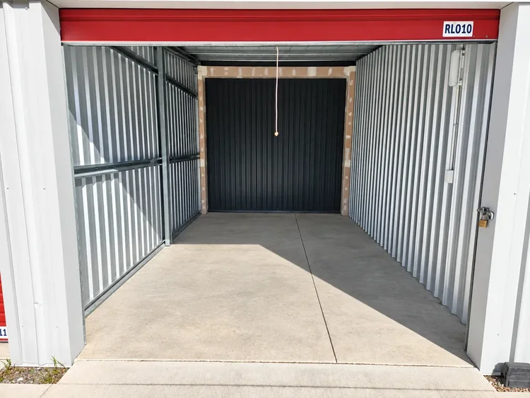 Front view of the 6 m × 3.4 m large storage unit at Storage4Less Rolleston