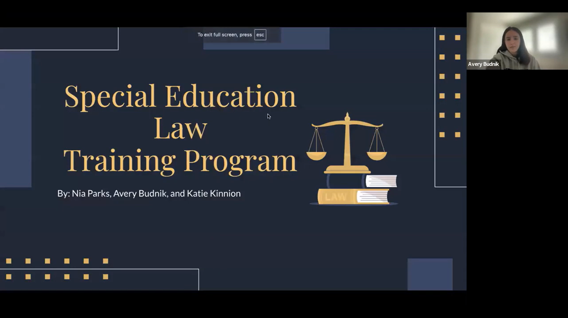Special Education Law Project
