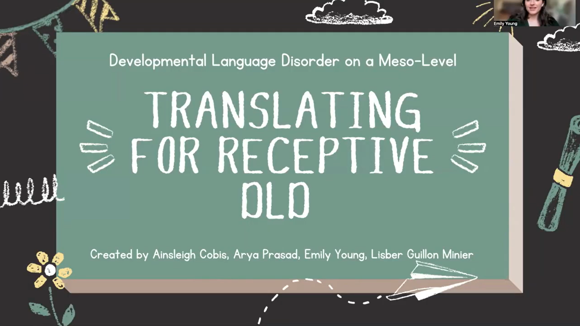 Translating for Receptive DLD Project
