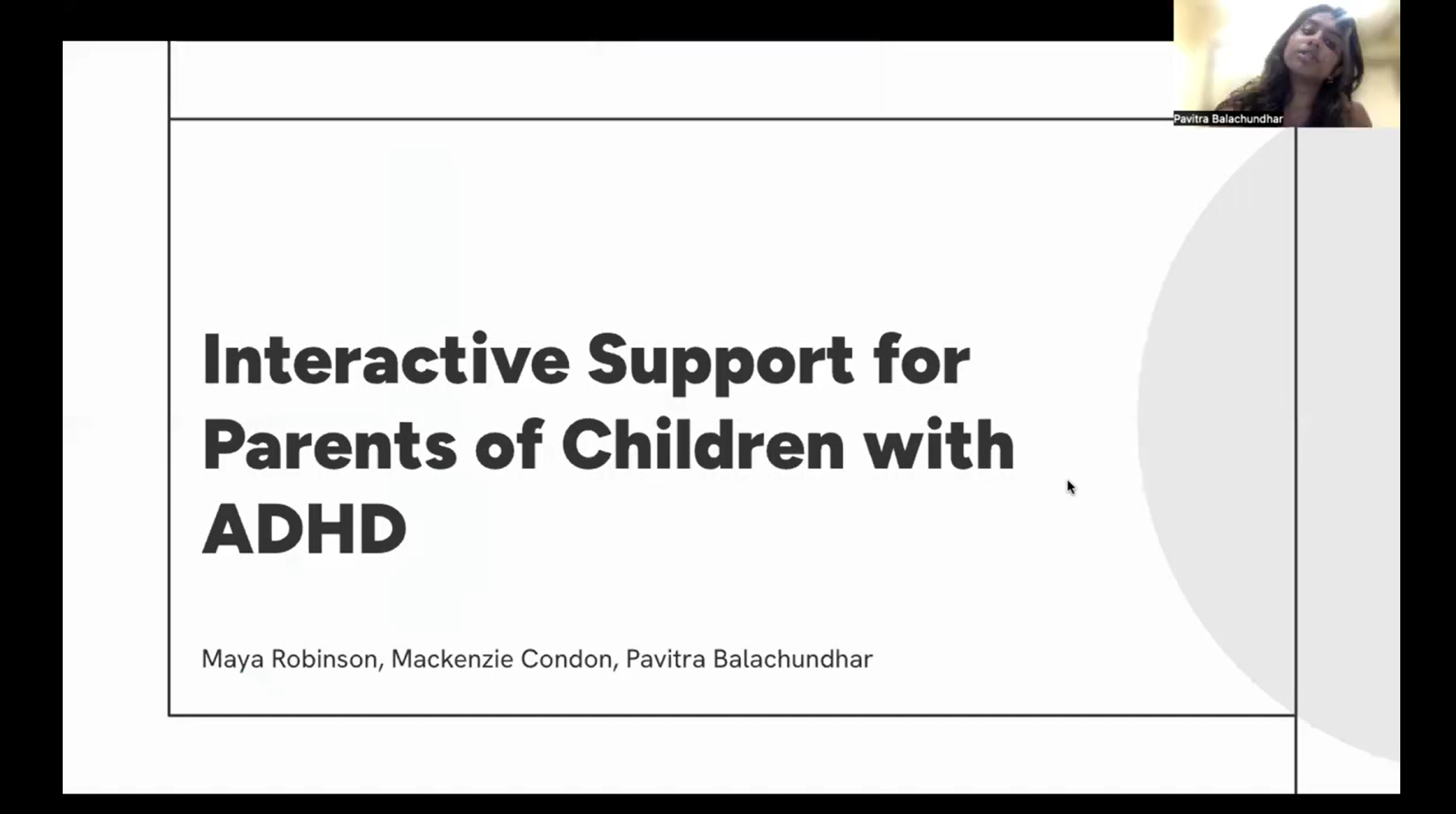 Interactive Support for Parents of Children with ADHD