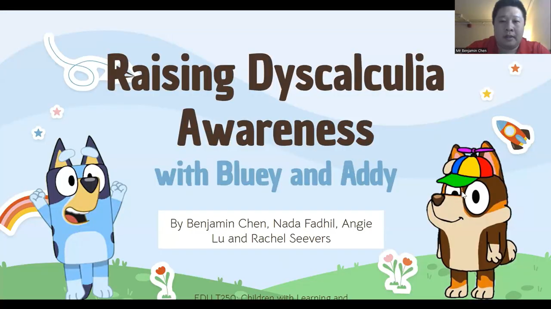 Raising dyscalculia awareness with Bluey and Addy