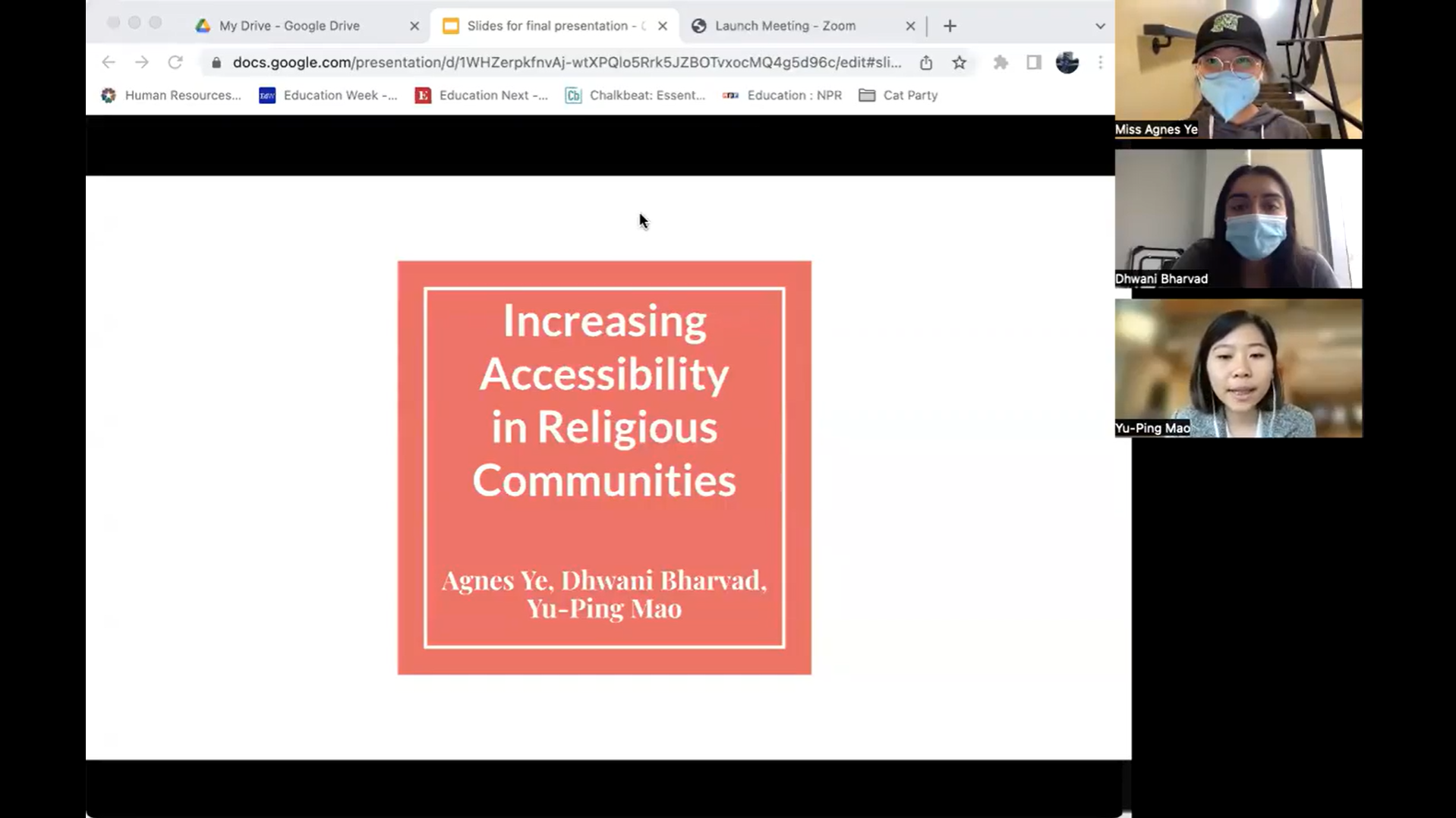 Increasing Accessibility in Religious Communities