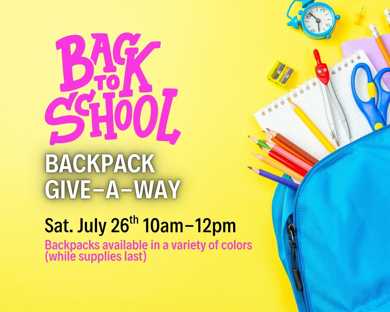 BackPack Give-A-Way