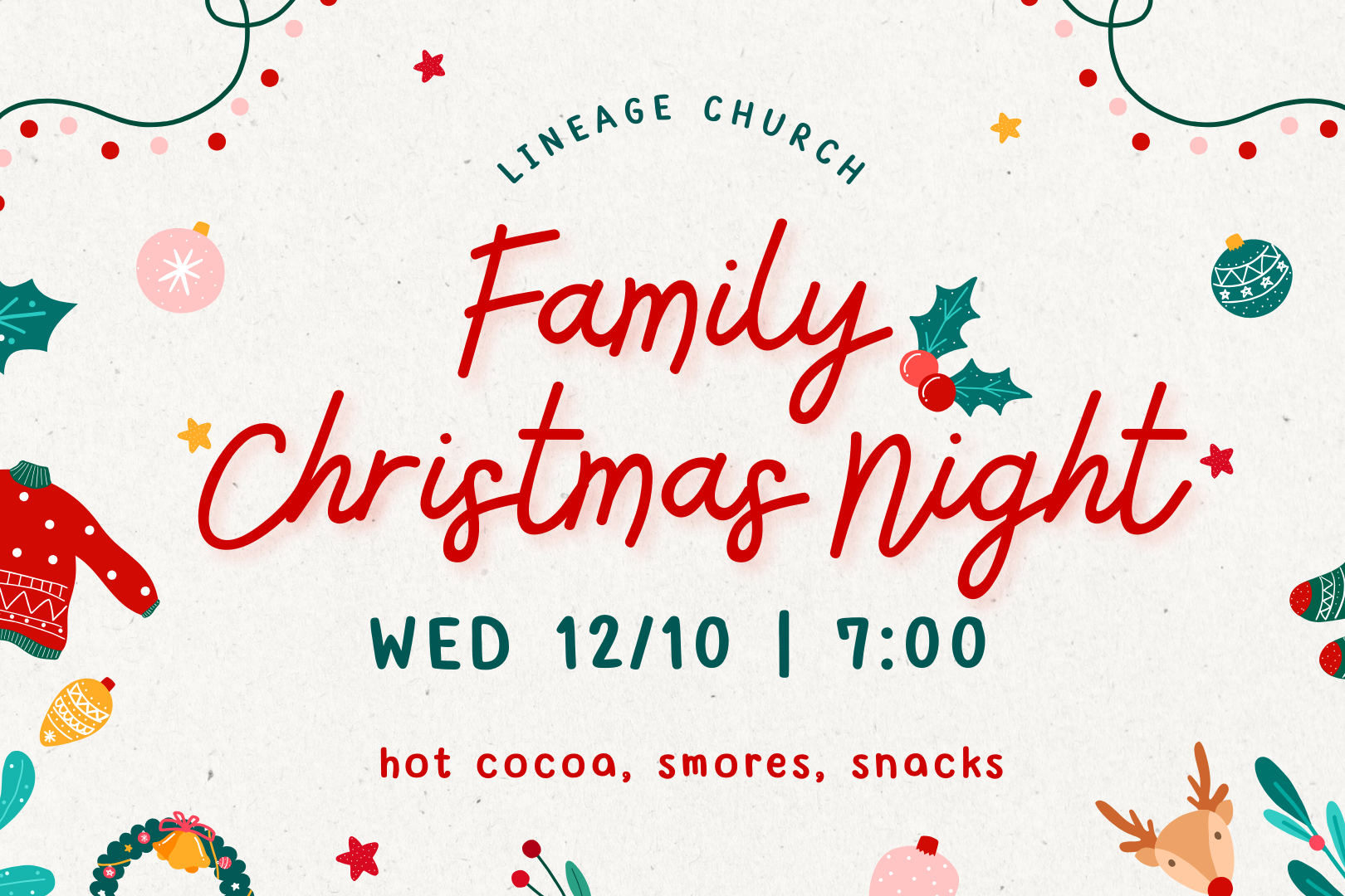 Christmas Family Fun Night!