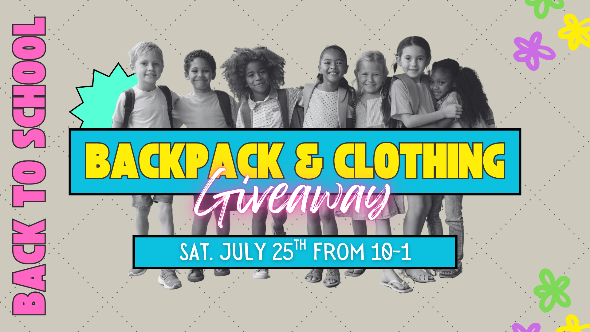 BackPack &amp; Clothing Give-A-Way