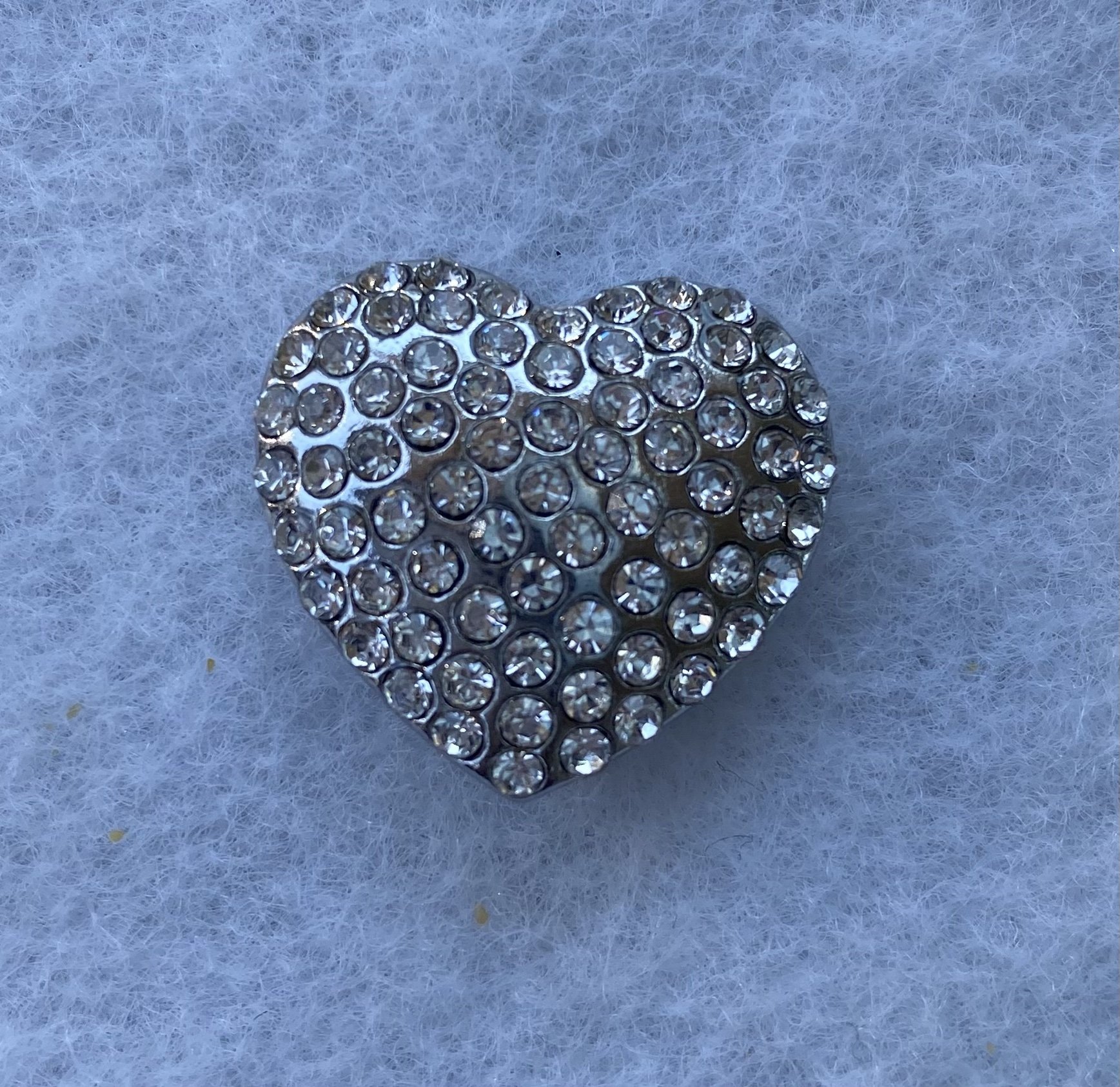 $12, rhinestone heat button style 