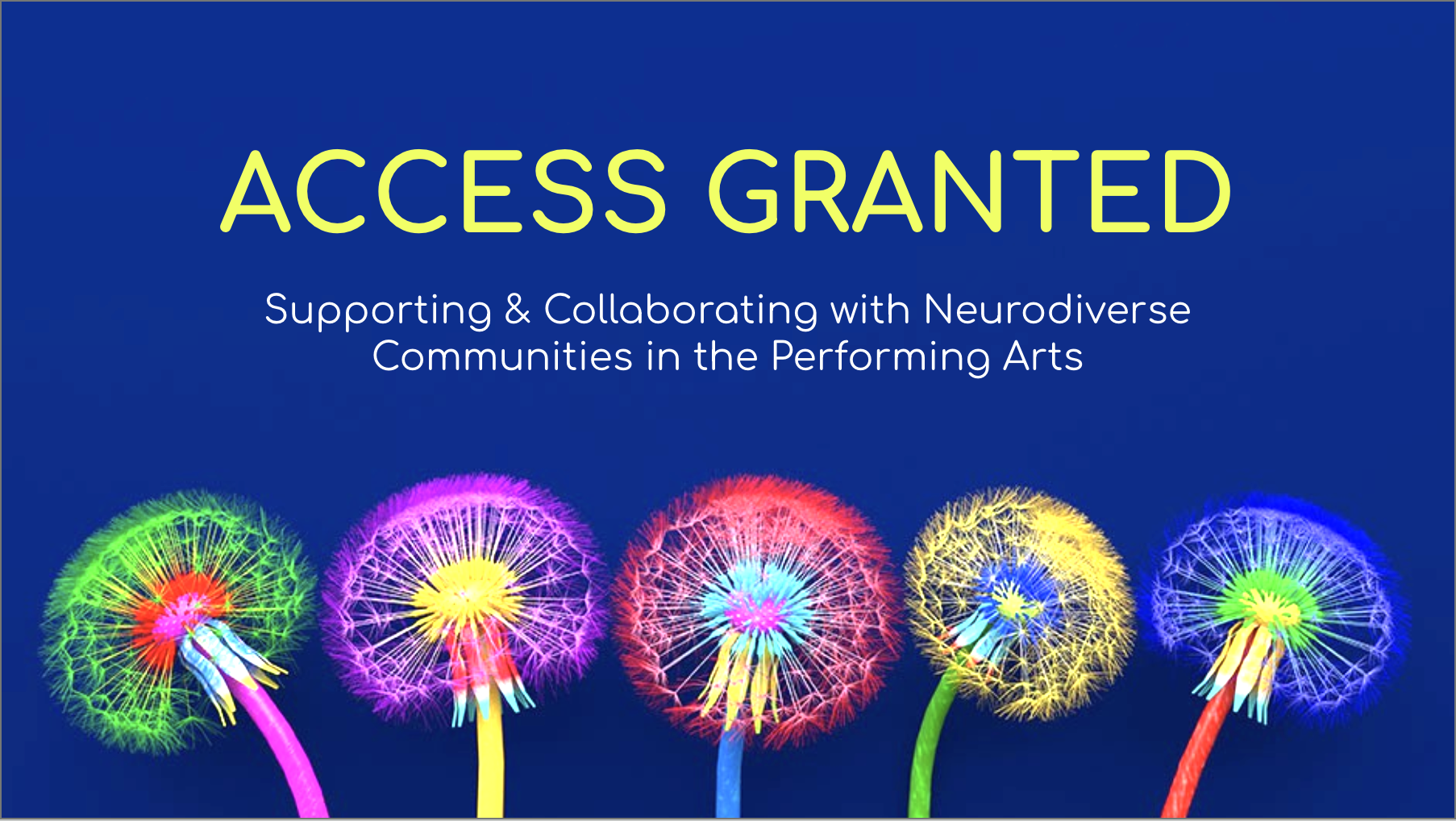 Neurodivergent Inclusivity (Center Theatre Group)